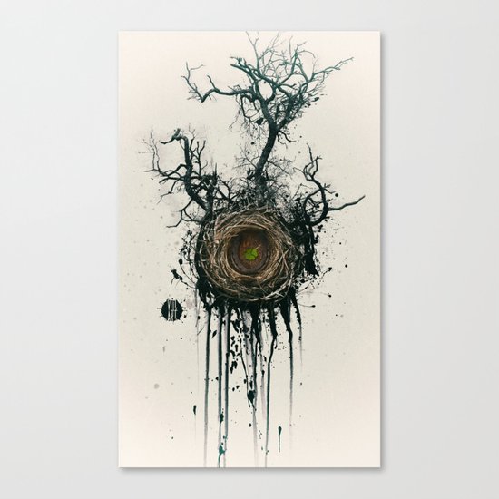 Bird Nest Canvas Print