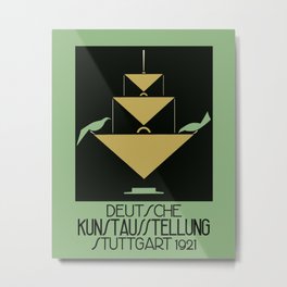 Stuttgart art expo: feed the birds Metal Print