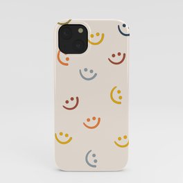 Cute Smiley Faces iPhone Case
