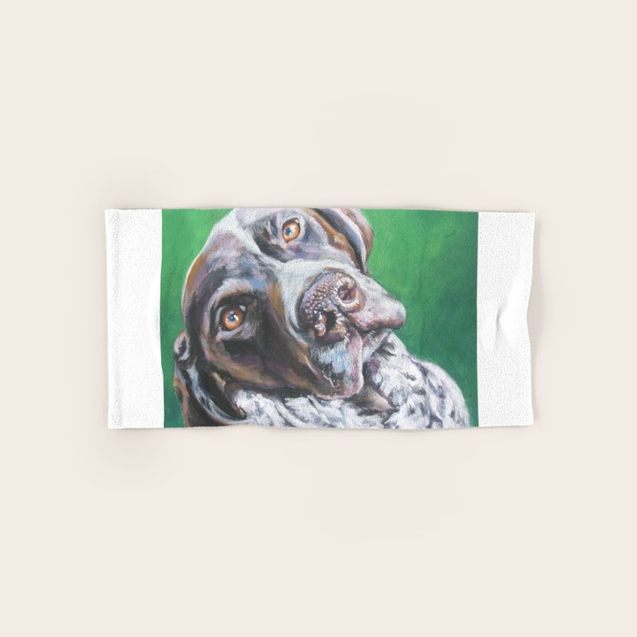 Gsp German Shorthaired Pointer Dog Portrait Art From An Original