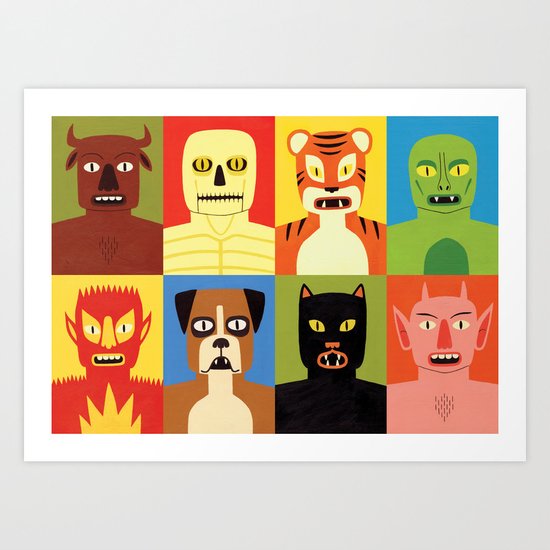 Animen Art Print
