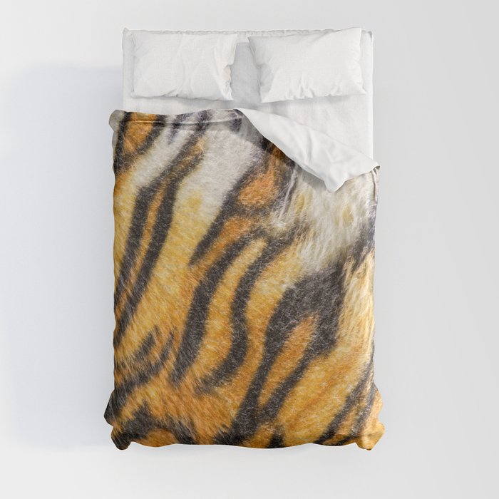 Tiger fur pattern Duvet Cover