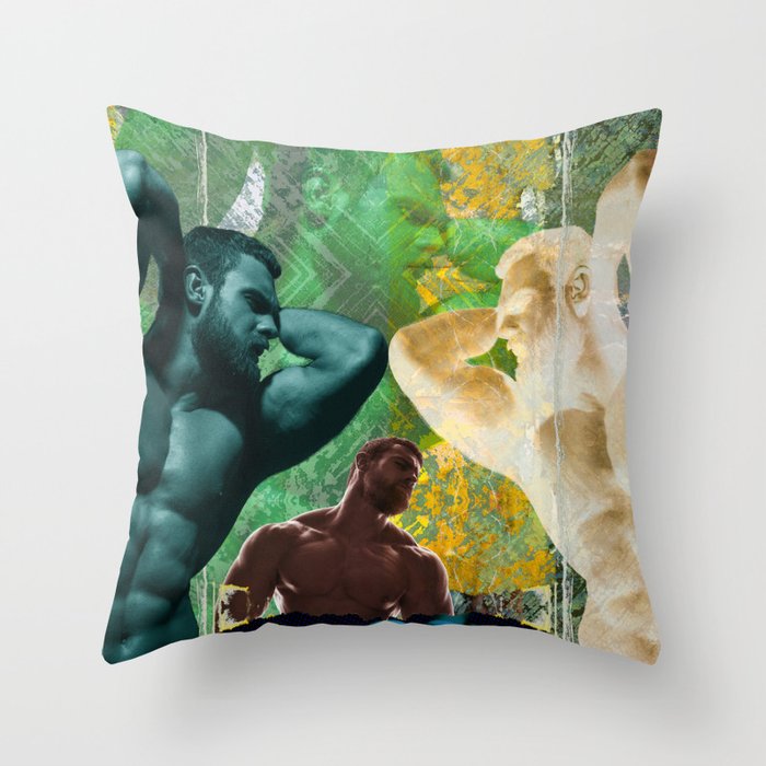 The Groom Stripped Bare by His Bachelors, Even (It's Complicated) Throw Pillow