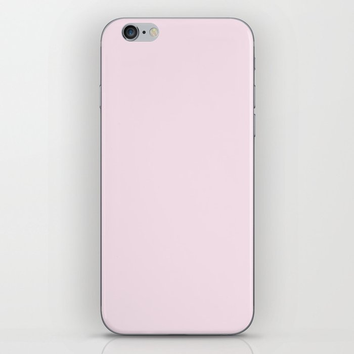 Ultra Pale Pastel Pink Solid Color Hue Shade - Patternless iPhone Skin