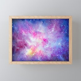 Galaxy Sky Full of Stars Framed Mini Art Print