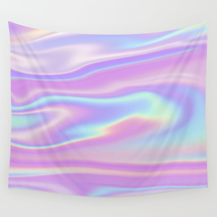 Holographic Abstract  Wall Tapestry