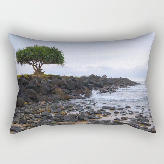 It's lonely at the top Rectangular Pillow
