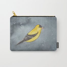 American Goldfinch - Solar Plexus Chakra - Watercolor Painting Carry-All Pouch