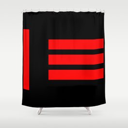Master Slave BDSM Fetish Pride Flag Shower Curtain