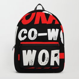 Worlds okayest Co Worker Backpack