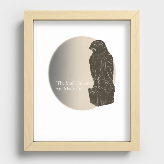 The Black Bird of Legend Recessed Framed Print