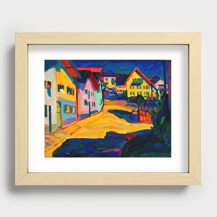 Wassily Kandinsky, New colors Recessed Framed Print