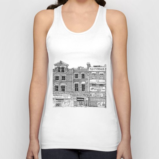 New Cross, London Unisex Tank Top