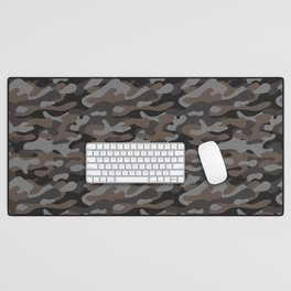 Modern Desert camouflage pattern. Vector illustration background  Desk Mat