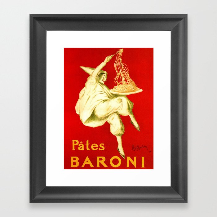Pasta Baroni Leonetto Cappiello Framed Art Print