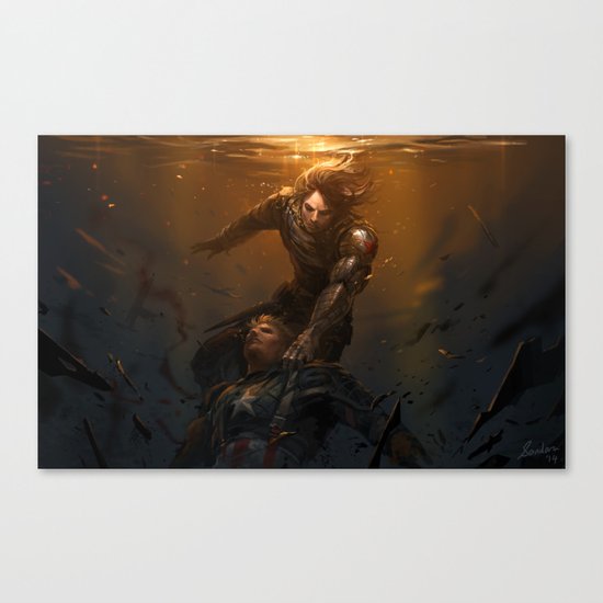 The Light Before We Land Canvas Print