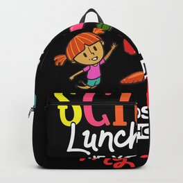 Lunch Lady School Cafeteria Worker Backpack