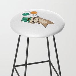 Sloth Ireland Saint Patrick's Day Balloons Bar Stool