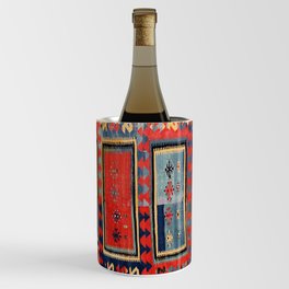 Sivas  Antique Cappadocian Turkish Kilim Print Wine Chiller