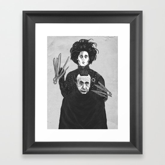 Bored With My Old Hairstyle Framed Art Print