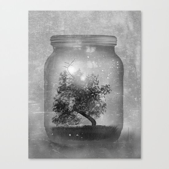 Black and White - Saving Nature Canvas Print