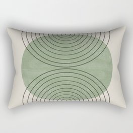 Perfect Touch Green Rectangular Pillow