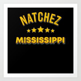 Natchez Mississippi Art Print | Mississippi Ctiy, Usa Flag Vintage, Natchez, Natchez City, Natchez Mississippi, Natchez Usa Flag, Graphicdesign, Usa Flag, Mississippi, Mississippi State 