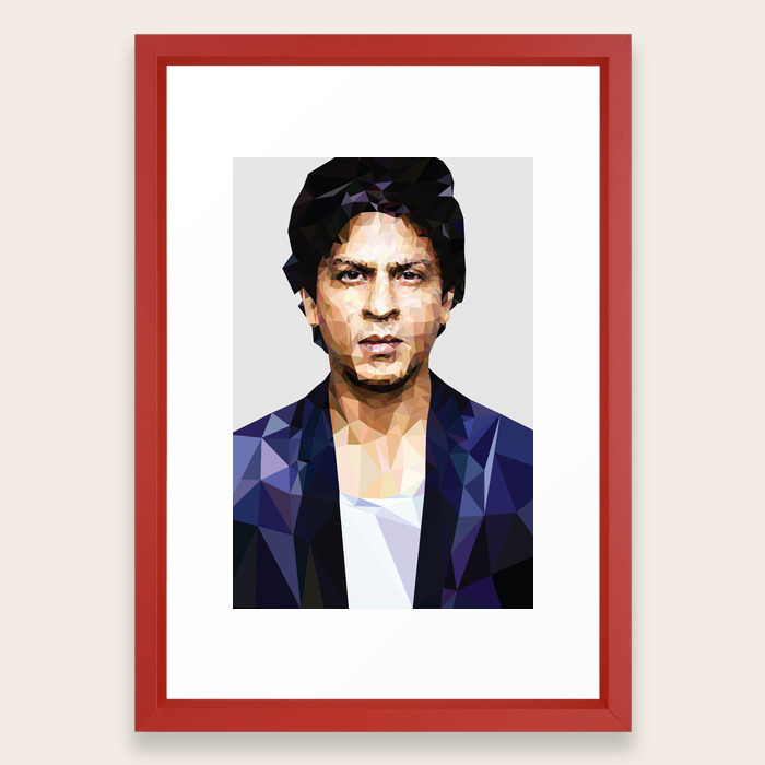 Shahrukh Khan Poster Low Poly Framed Art Print By Abhishekaggarwal Society6 There are a lot of similarities between the posters of shahrukh khan starrer zero and a french movie named un homme à la hauteur which released in the year 2016. shahrukh khan poster low poly framed art print by abhishekaggarwal