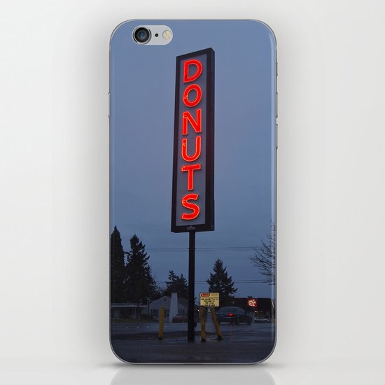 Time for donuts iPhone & iPod Skin