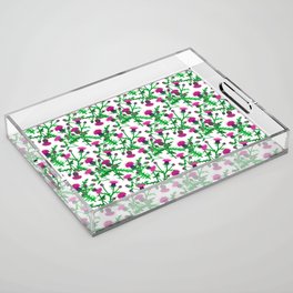 Violet Thistle Acrylic Tray