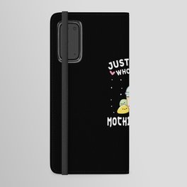 Just Girl Who Loves Mochi And Boba Android Wallet Case