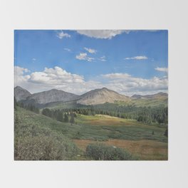 Tincup Pass Colorado Throw Blanket