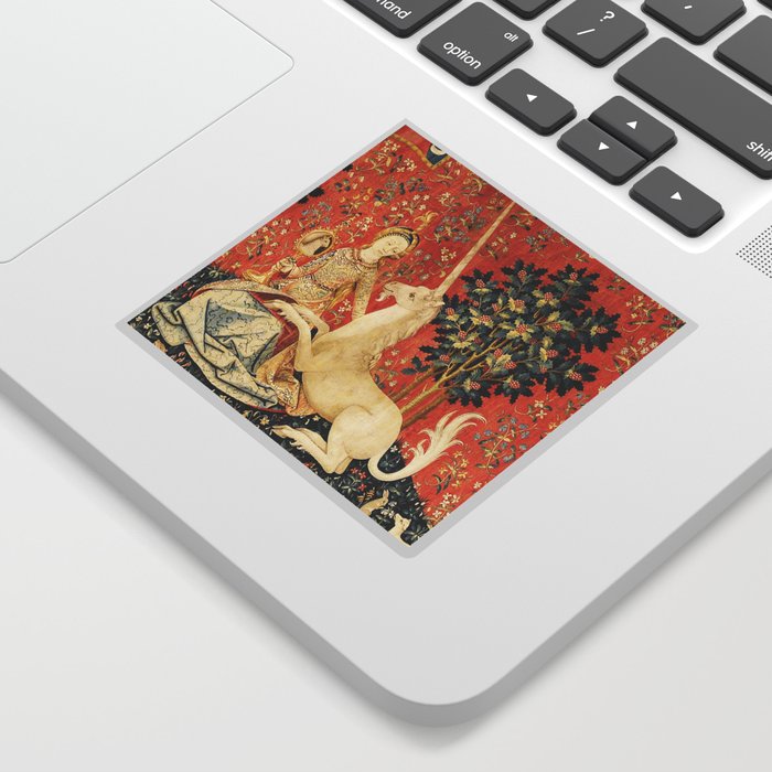 Medieval Unicorn artwork Sticker
