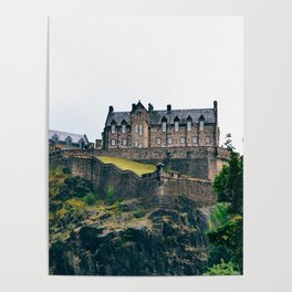 Edinburgh Castle View Poster
