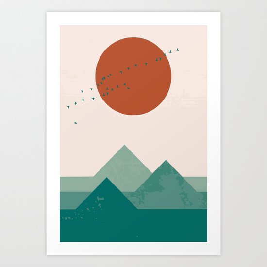 Fly back home Art Print