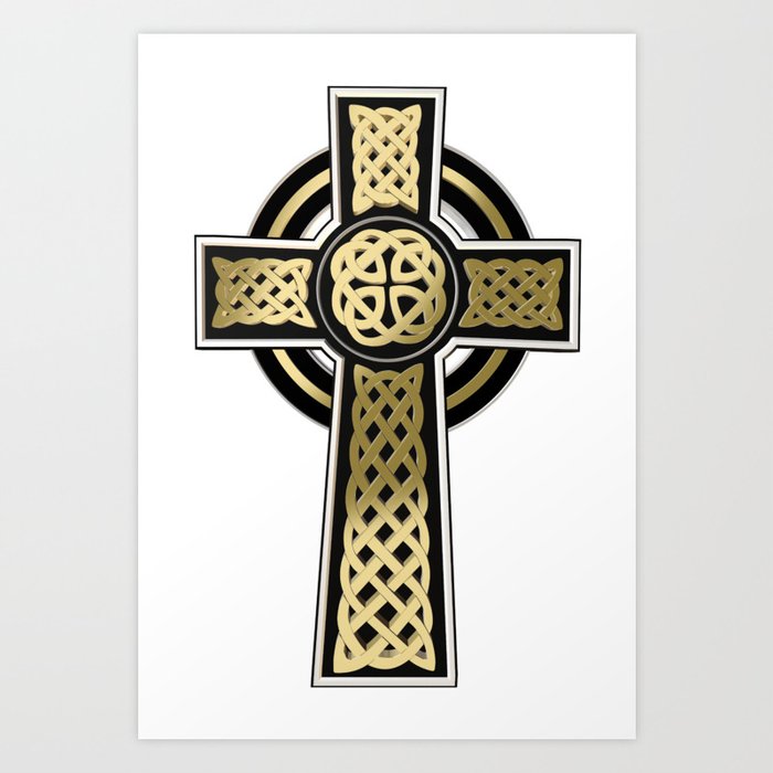 Celtic Cross Kunstdrucke Von Igorsin Society6