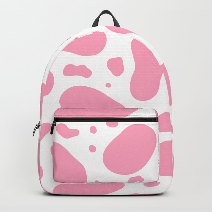 Pink cow print Backpack