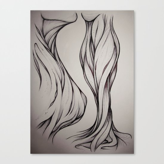 Hidden Curve Canvas Print