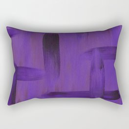 Purple on Purple Rectangular Pillow