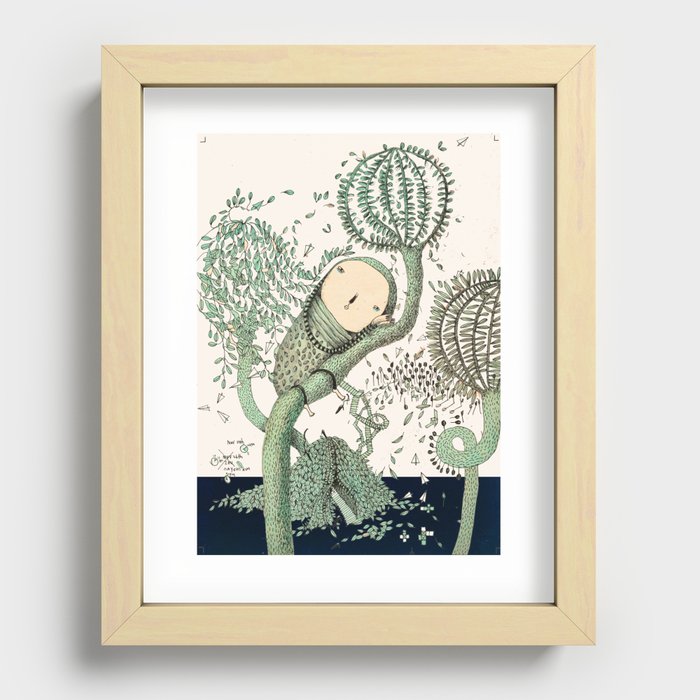 My Green Memory Recessed Framed Print