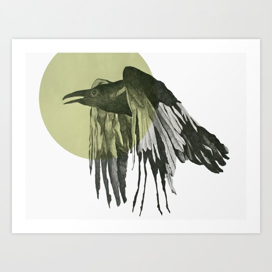 raven Art Print