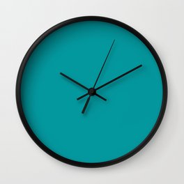 Blue - green Wall Clock