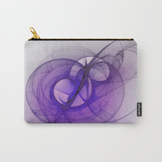 Mystery purple abstract fractal Carry-All Pouch