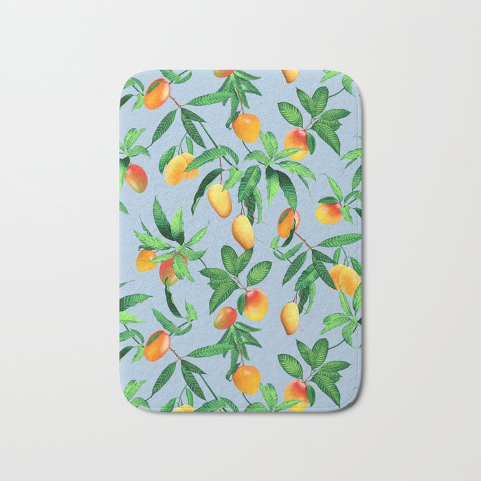 mango fruits pattern Bath Mat