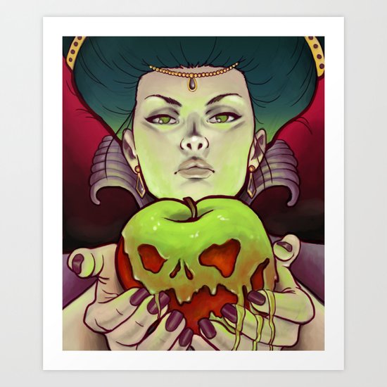 Evil Queen Art Print