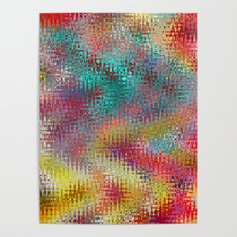 Surrealistic Color Abstract #5 Poster