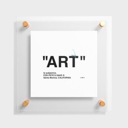 "ART" Floating Acrylic Print