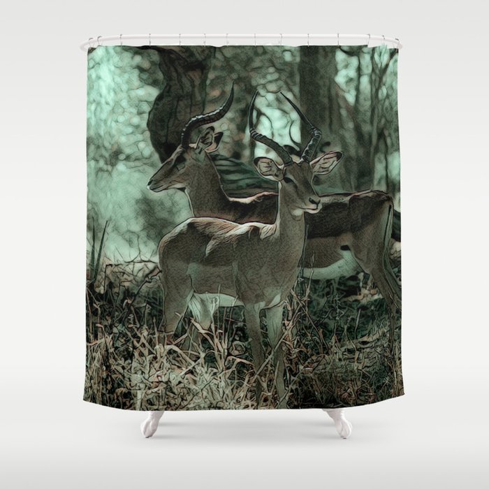 Impressive Impalas 2 Shower Curtain