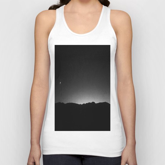 FRENCH LANDSCAPE AT NIGHT Unisex Tank Top