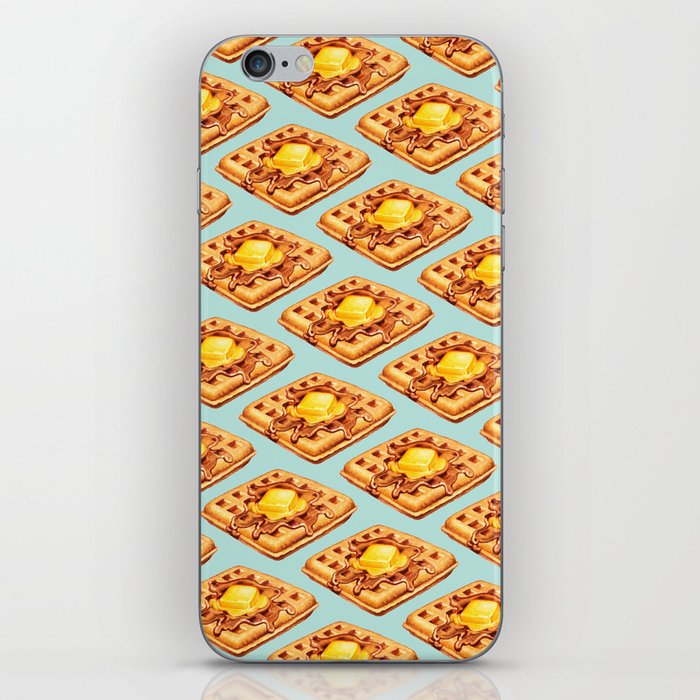 Waffle Pattern iPhone Skin